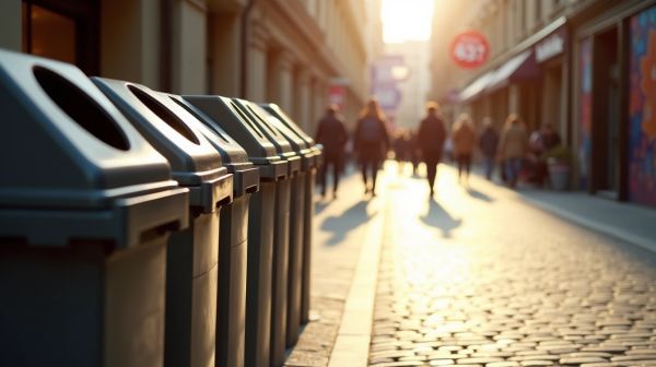 Bien dimensionner un conteneur poubelle pour un site fréquenté